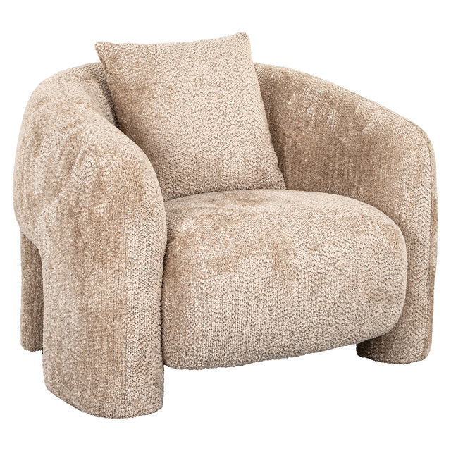 Fauteuil Milania lovely beige (Be Lovely 170 Beige) van Richmond Interiors – Luxe comfort op maat van PureWonen. Vraag naar de beste prijs.