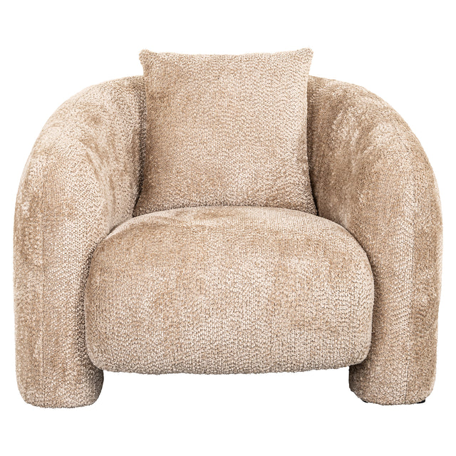 Fauteuil Milania lovely beige (Be Lovely 170 Beige) van Richmond Interiors – Luxe comfort op maat van PureWonen. Vraag naar de beste prijs.