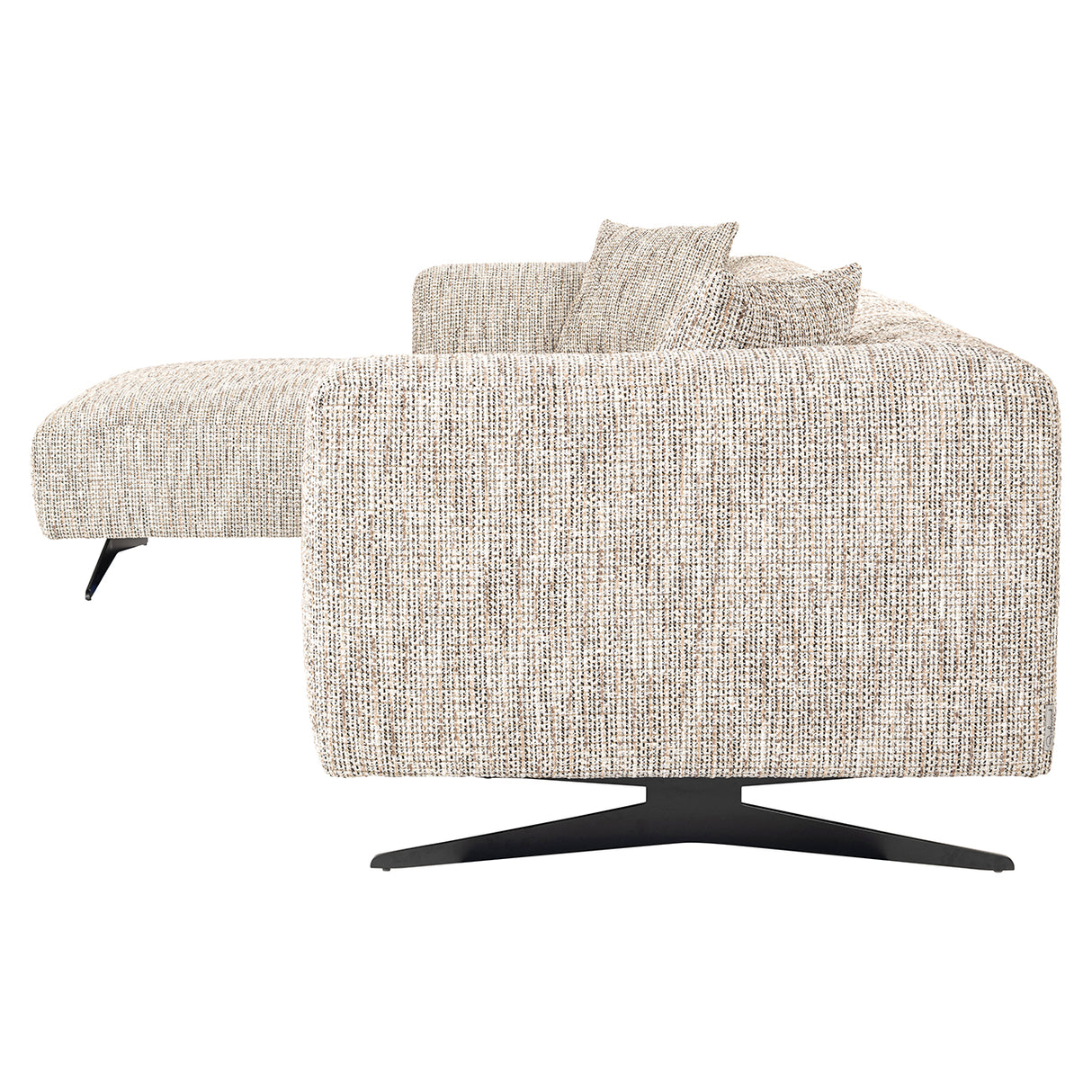 Bank Hoxton 3-zits + lounge links (Be Trendy 01 Nature) van Richmond Interiors – Luxe comfort op maat van PureWonen. Vraag naar de beste prijs.