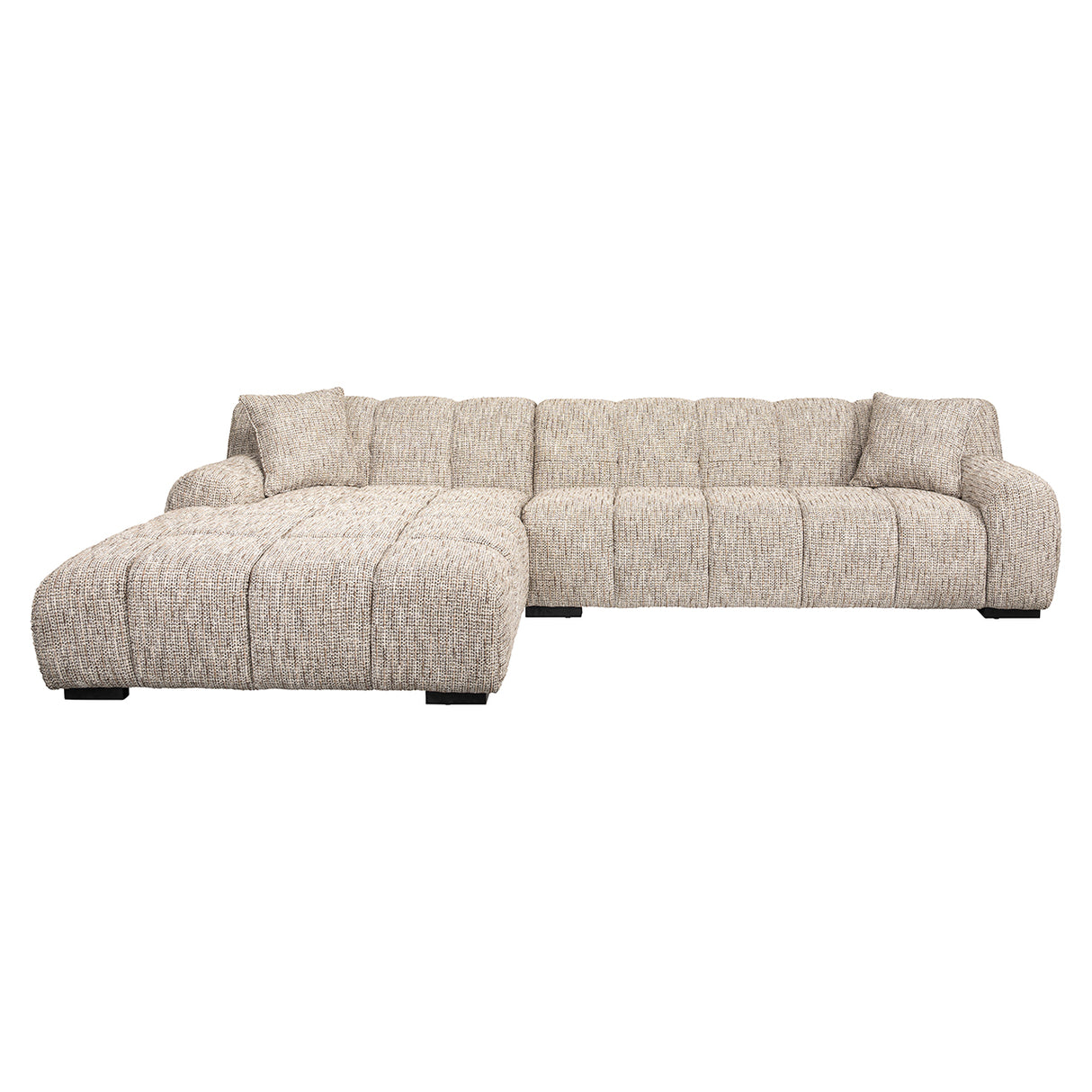 Bank Hazel 3-zits + lounge links trendy nature (Be Trendy 01 Nature) van Richmond Interiors – Luxe comfort op maat van PureWonen. Vraag naar de beste prijs.
