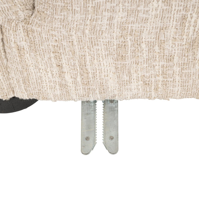 Bank Pandora beige angora lounge right