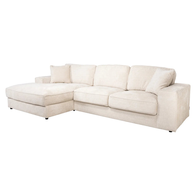 Bank Santos niagara beige 2,5-seater + lounge left