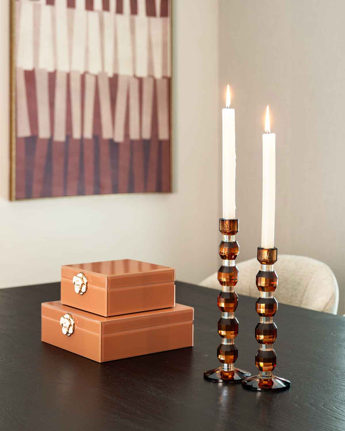 Opbergdoos Floral brown large – Richmond Interiors (afbeelding 7)
