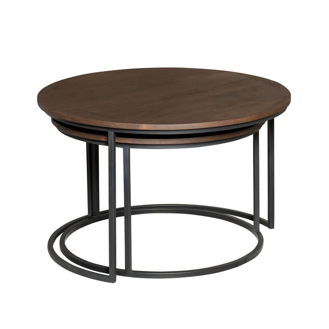 Salontafel Madison Brown | 70 cm | set van 2