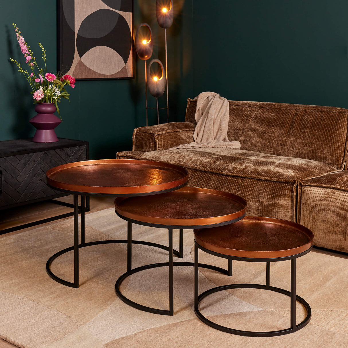 Salontafel set Clive van PureWonen – Luxe comfort op maat van PureWonen. Vraag naar de beste prijs.