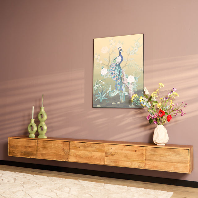 Zwevend tv meubel Vision Naturel | 280 cm