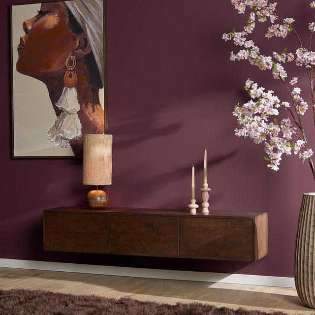 Zwevend tv meubel Vision Brown | 160 cm