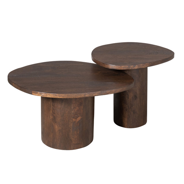 Salontafel Mirre | Brown | Set van 2