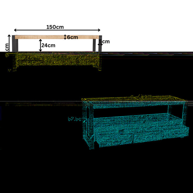 Tv meubel Boaz | 150 cm