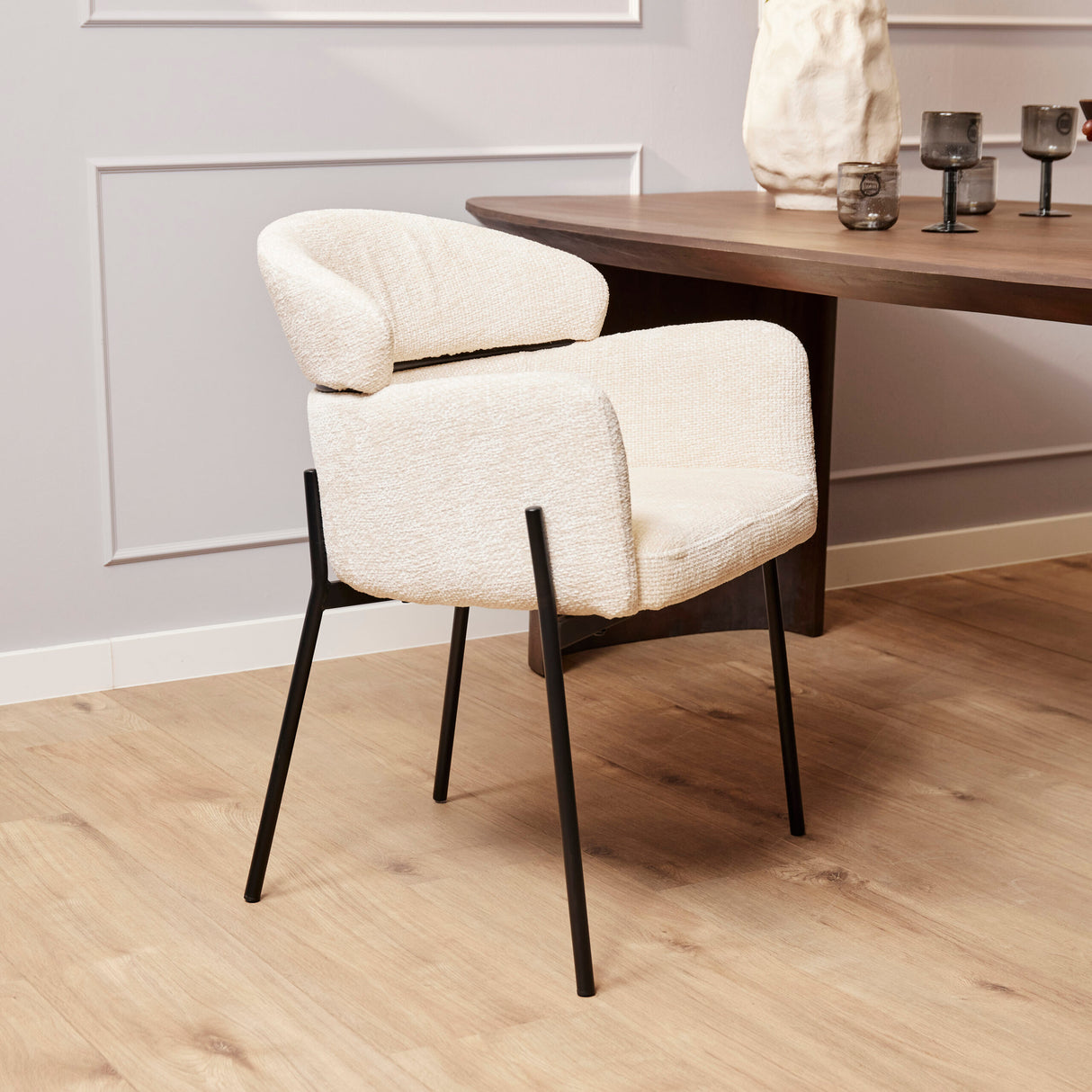 Eetkamerstoel Otis | White (set of 2) van PureWonen – Luxe comfort op maat van PureWonen. Vraag naar de beste prijs.