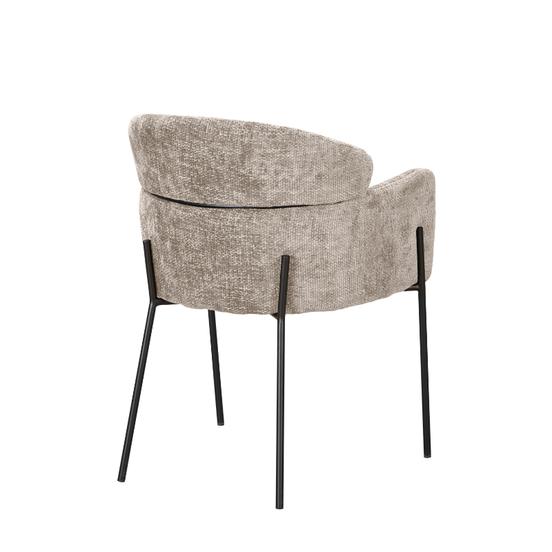 Eetkamerstoel Otis | Beige van PureWonen – Luxe comfort op maat van PureWonen. Vraag naar de beste prijs.