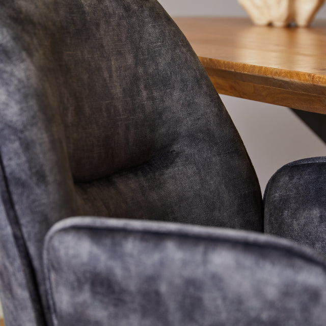 Eetkamerstoel Nova | Antraciet (set of 2)