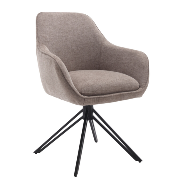 Eetkamerstoel Jens | Brown (set of 2)