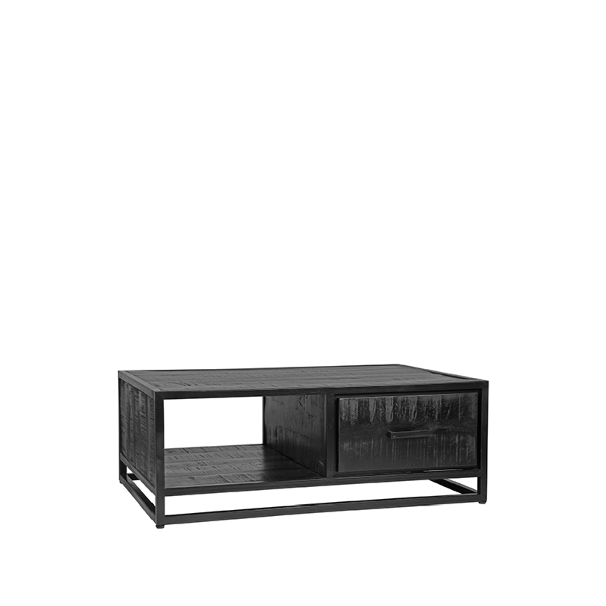 LABEL51 Salontafel Chili - Zwart - Mangohout - 110 cm van LABEL51 – Luxe comfort op maat van PureWonen. Vraag naar de beste prijs.