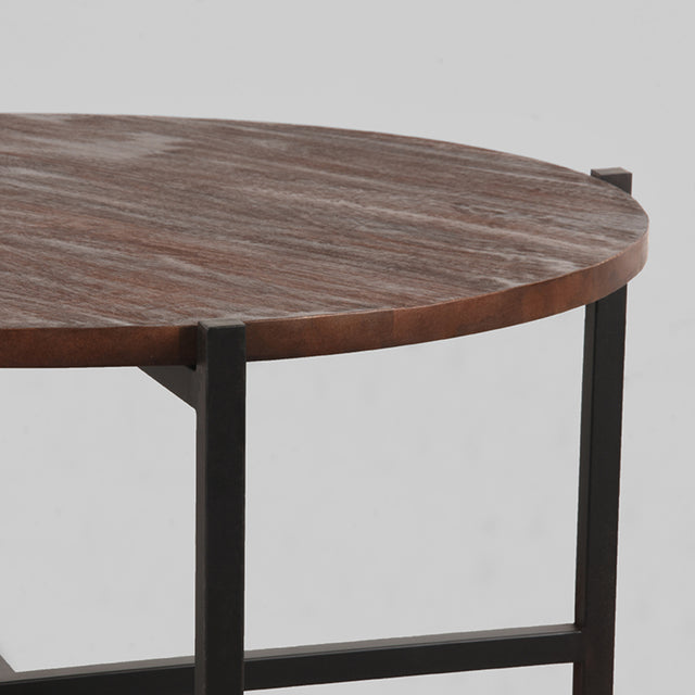 LABEL51 Salontafel Dox - Espresso - Mangohout - 70 cm - Zwart van LABEL51 - laagste prijs offerte van PureWonen