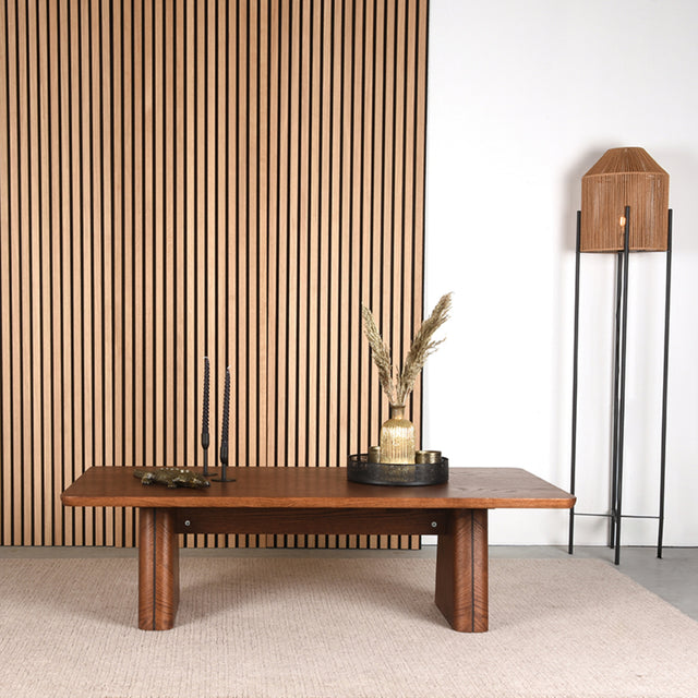 LABEL51 Salontafel Jule - Walnoot - Eiken - 140 cm van LABEL51 – Luxe comfort op maat van PureWonen. Vraag naar de beste prijs.