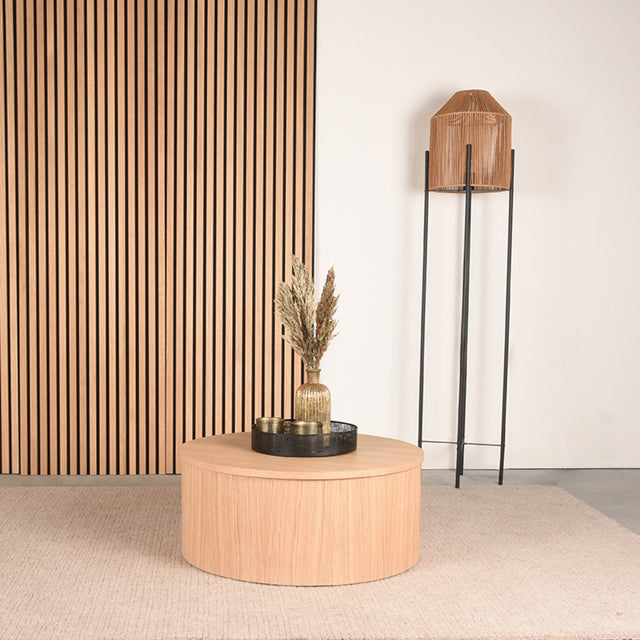 LABEL51 Salontafel Oliva - Naturel - Eiken - 70 cm van LABEL51 – Luxe comfort op maat van PureWonen. Vraag naar de beste prijs.