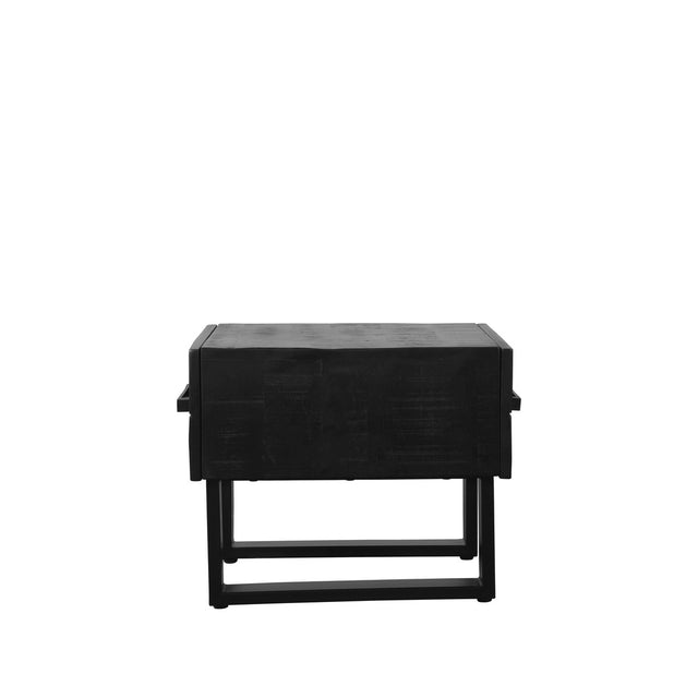 LABEL51 Salontafel Santos - Zwart - Mangohout - 50 cm van LABEL51 - laagste prijs offerte van PureWonen