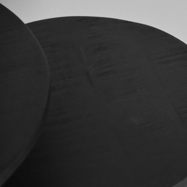 LABEL51 Salontafel Duo - Zwart - Mangohout - 50 cm van LABEL51 – Luxe comfort op maat van PureWonen. Vraag naar de beste prijs.