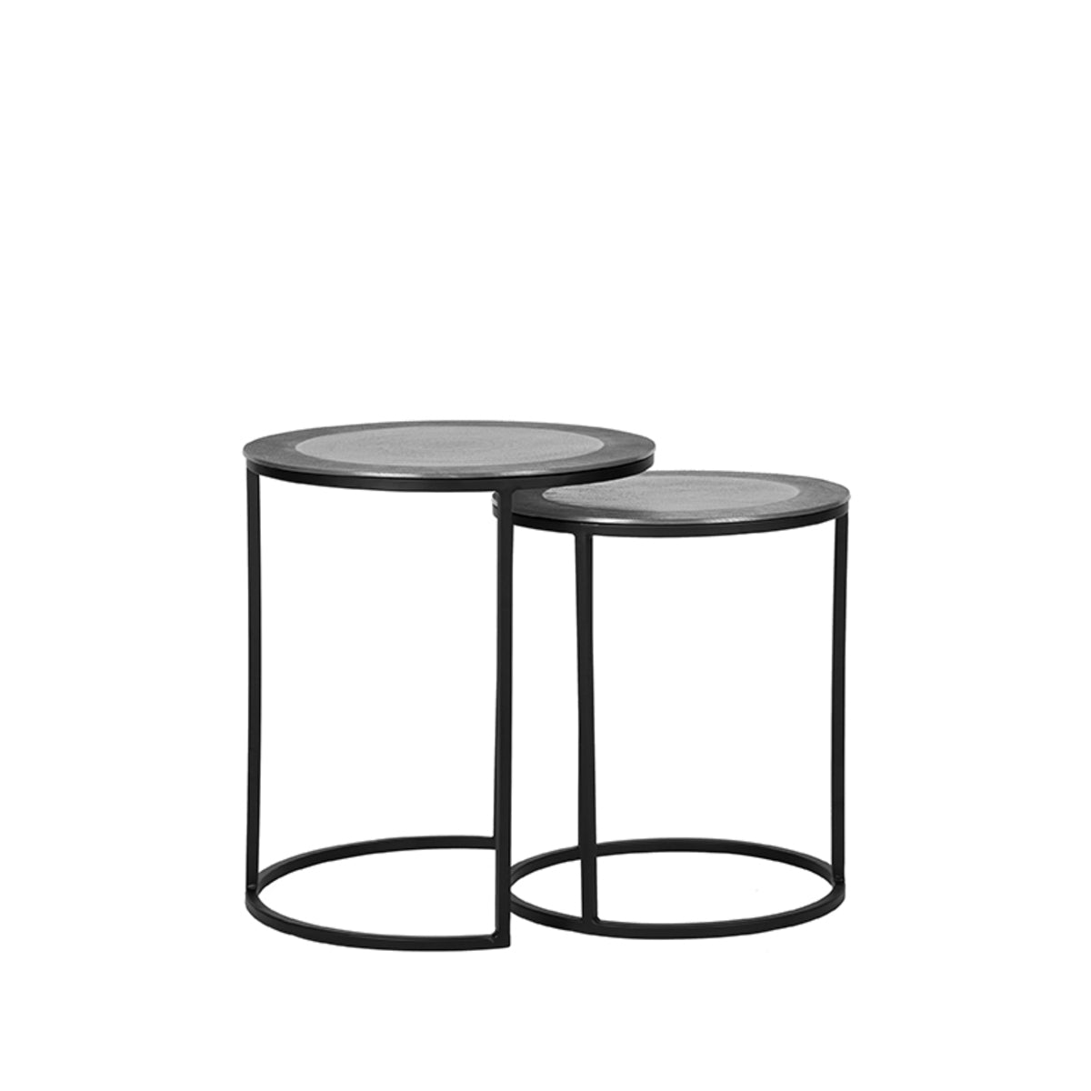 LABEL51 Salontafel Set Pair - Antiek ash - Metaal - 40 cm van LABEL51 – Luxe comfort op maat van PureWonen. Vraag naar de beste prijs.