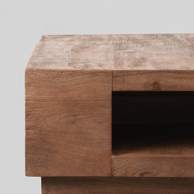 LABEL51 Salontafel Square - Espresso - Mangohout - 80 cm van LABEL51 – Luxe comfort op maat van PureWonen. Vraag naar de beste prijs.