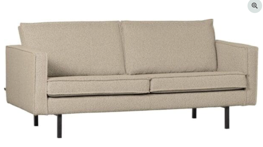 Rodeo 2.5-zitsbank boucle beige