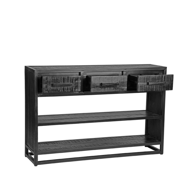 LABEL51 Sidetable Chili - Zwart - Mangohout - Sidetable van LABEL51 – Luxe comfort op maat van PureWonen. Vraag naar de beste prijs.