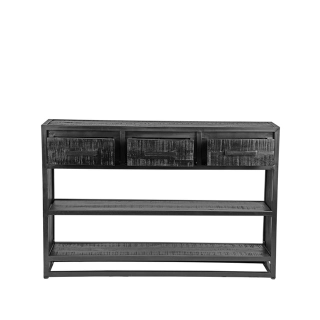 LABEL51 Sidetable Chili - Zwart - Mangohout - Sidetable van LABEL51 – Luxe comfort op maat van PureWonen. Vraag naar de beste prijs.