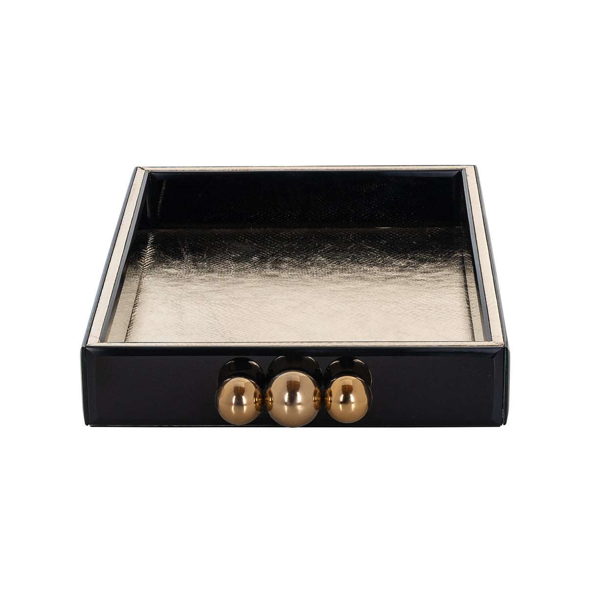 Dienblad Liv (Black/gold) van Richmond Interiors – Luxe comfort op maat van PureWonen. Vraag naar de beste prijs.