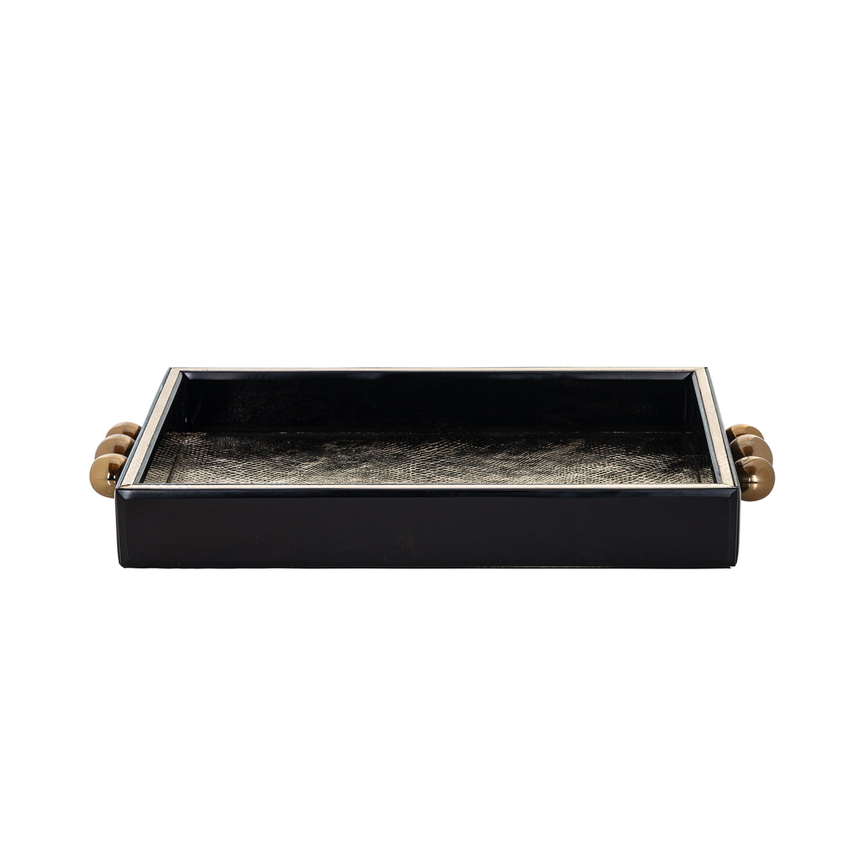 Dienblad Liv (Black/gold) van Richmond Interiors – Luxe comfort op maat van PureWonen. Vraag naar de beste prijs.