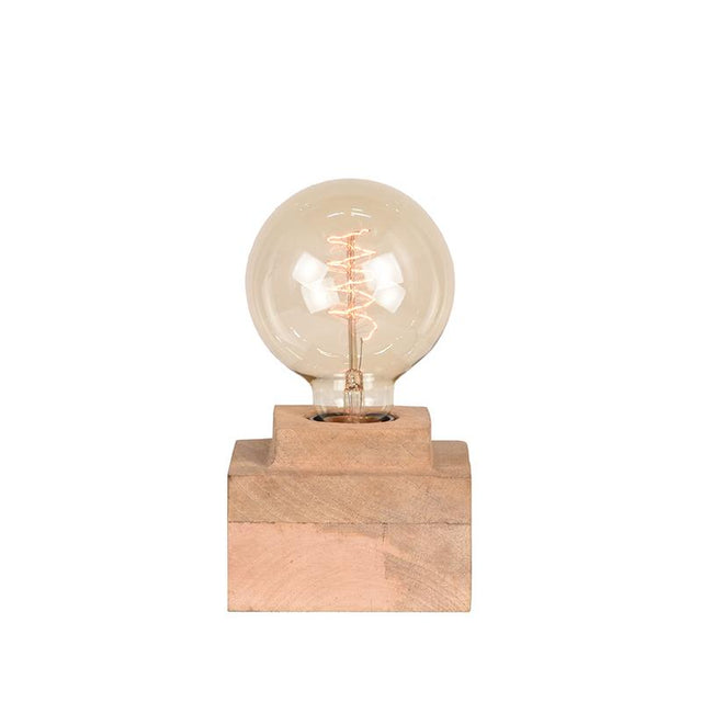 LABEL51 Tafellamp Block - Rough - Mangohout van LABEL51 – Luxe comfort op maat van PureWonen. Vraag naar de beste prijs.