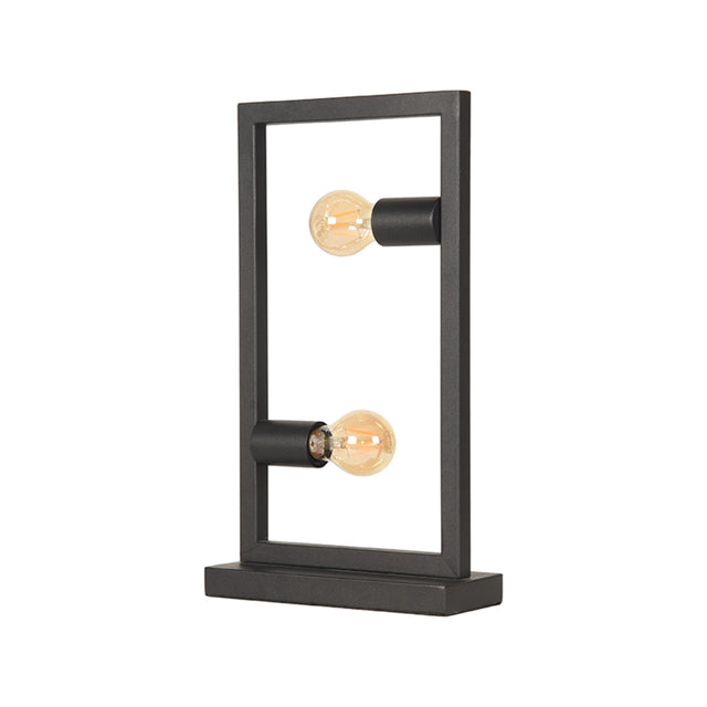 LABEL51 Tafellamp Quadrato - Zwart - Metaal van LABEL51 – Luxe comfort op maat van PureWonen. Vraag naar de beste prijs.