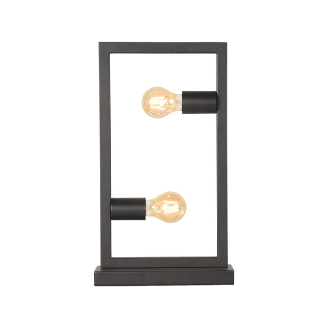 LABEL51 Tafellamp Quadrato - Zwart - Metaal van LABEL51 – Luxe comfort op maat van PureWonen. Vraag naar de beste prijs.