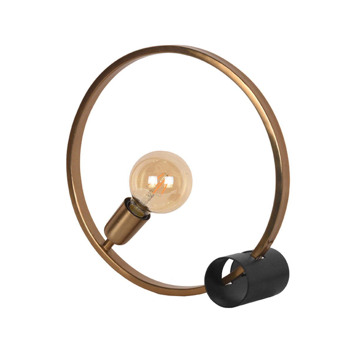 LABEL51 Tafellamp Ring - Antiek goud - Metaal van LABEL51 – Luxe comfort op maat van PureWonen. Vraag naar de beste prijs.