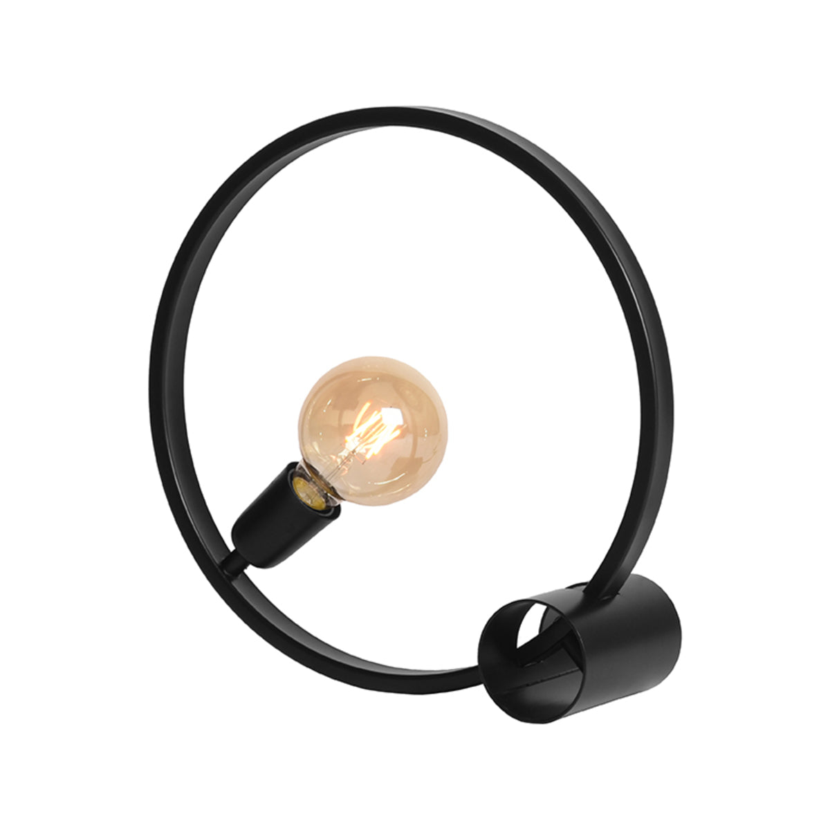 LABEL51 Tafellamp Ring - Zwart - Metaal van LABEL51 – Luxe comfort op maat van PureWonen. Vraag naar de beste prijs.