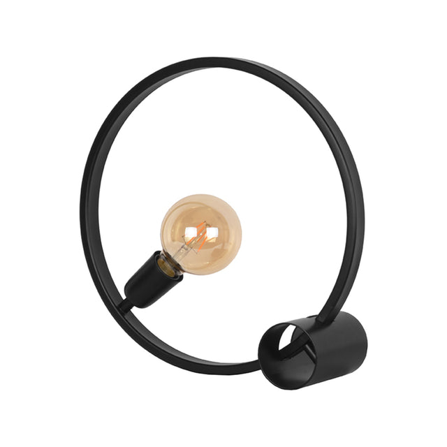 LABEL51 Tafellamp Ring - Zwart - Metaal van LABEL51 – Luxe comfort op maat van PureWonen. Vraag naar de beste prijs.