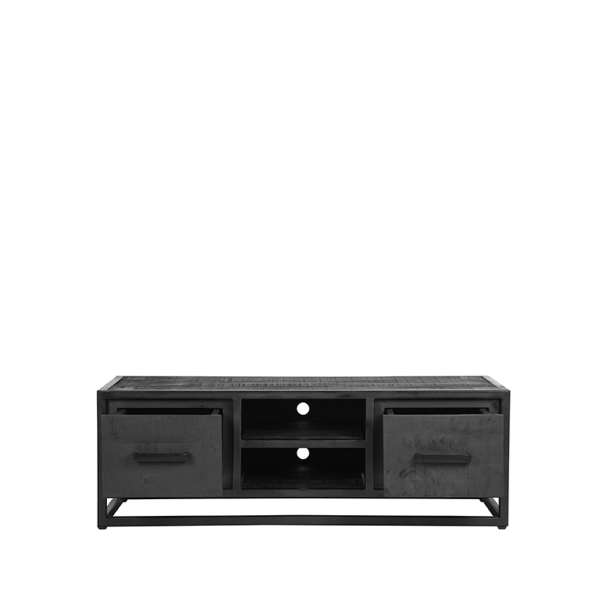 LABEL51 Tv-meubel Chili - Zwart - Mangohout - Tv-Meubel 120 cm van LABEL51 – Luxe comfort op maat van PureWonen. Vraag naar de beste prijs.