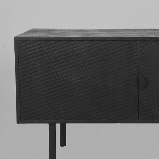 LABEL51 Tv-meubel Cotia - Zwart - Mangohout - Tv-Meubel van LABEL51 – Luxe comfort op maat van PureWonen. Vraag naar de beste prijs.