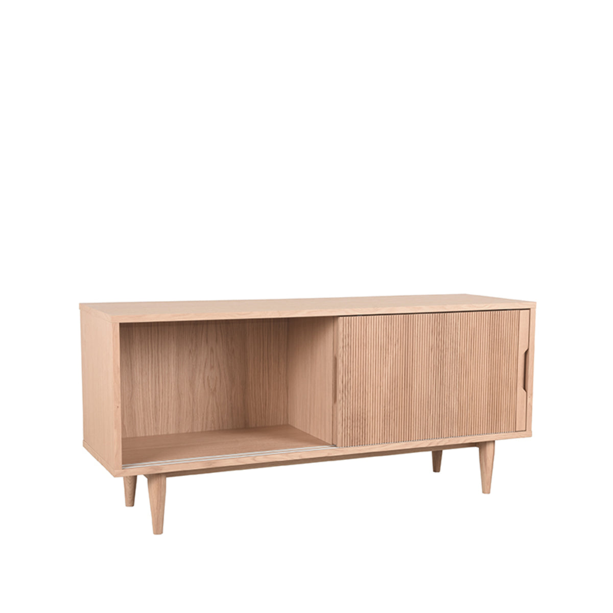 LABEL51 Tv-meubel Jule - Naturel - Eiken - Tv-Meubel 130 cm van LABEL51 – Luxe comfort op maat van PureWonen. Vraag naar de beste prijs.