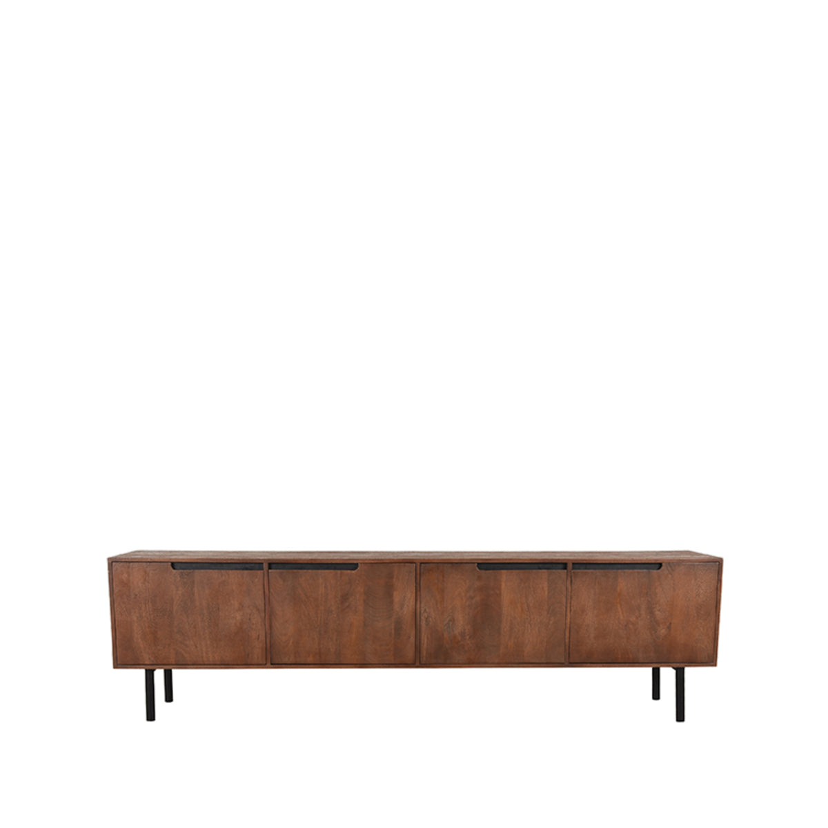 LABEL51 Tv-meubel Rio - Espresso - Mangohout - Tv-Meubel 220 cm van LABEL51 – Luxe comfort op maat van PureWonen. Vraag naar de beste prijs.