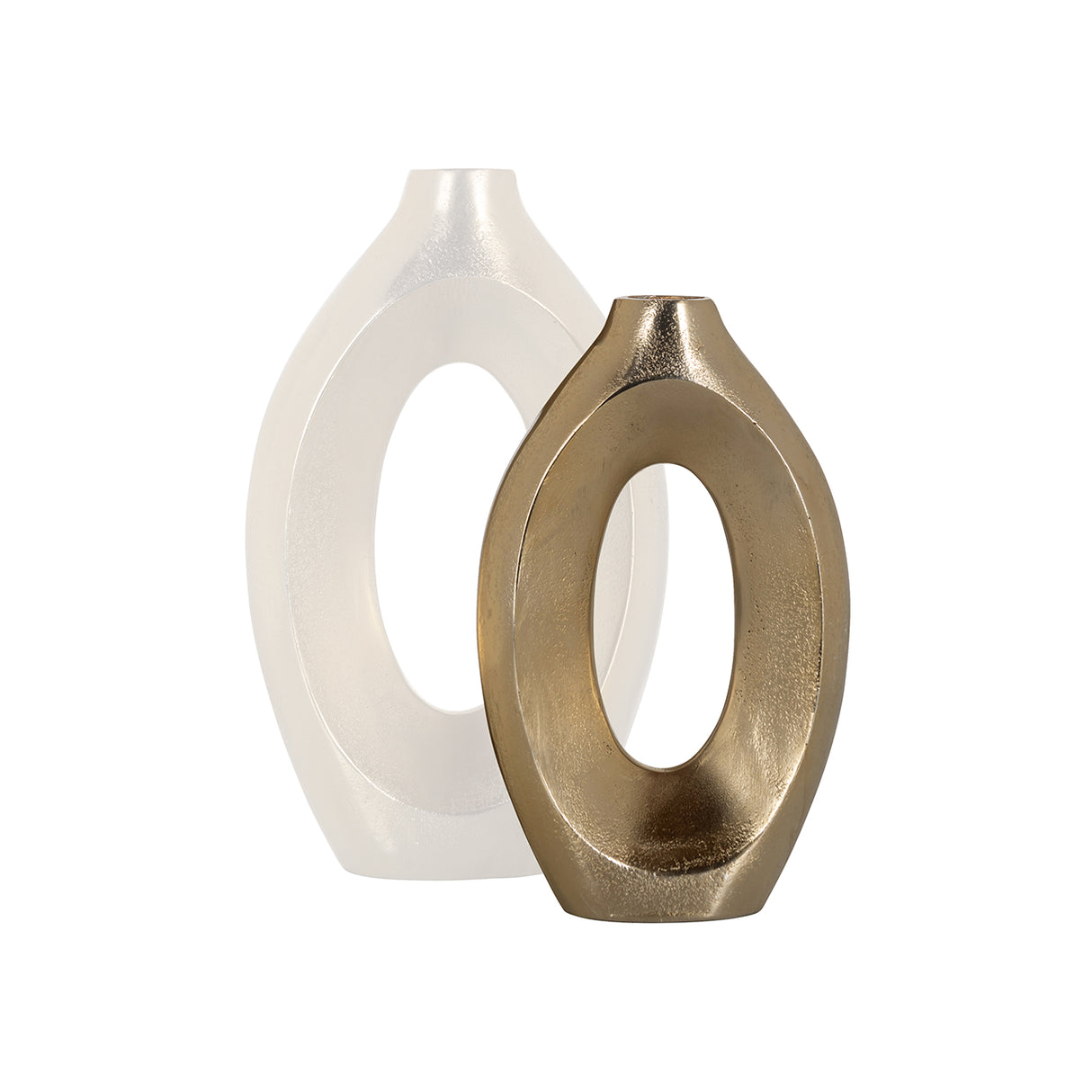 Vaas Alma klein (Brushed Gold) van Richmond Interiors – Luxe comfort op maat van PureWonen. Vraag naar de beste prijs.