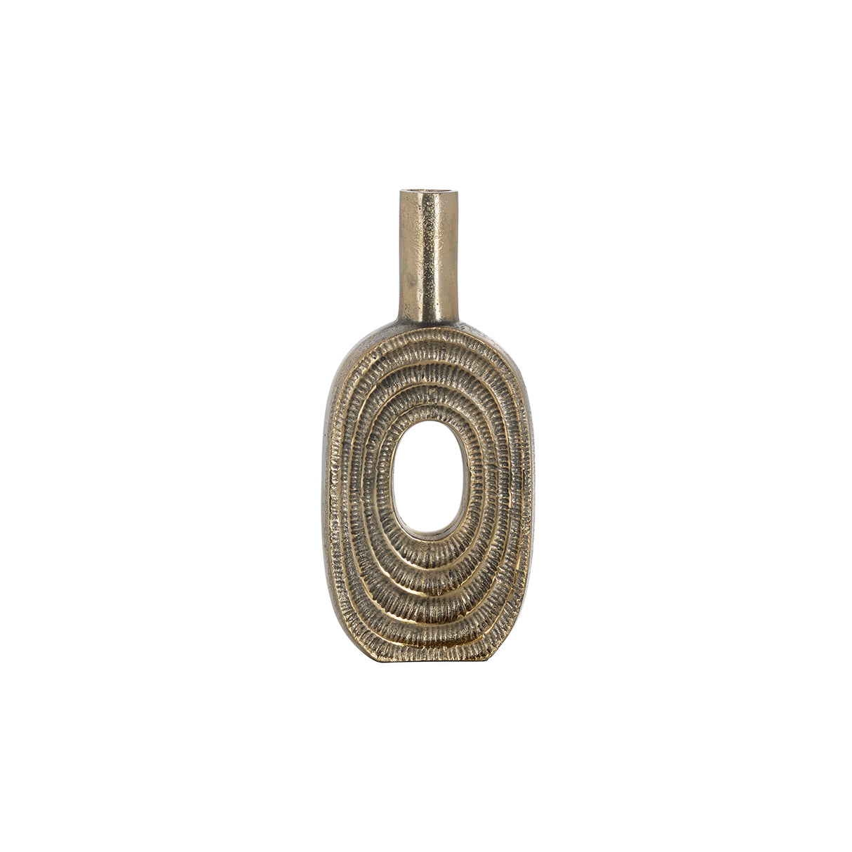 Vaas Emar klein (Brushed Gold) van Richmond Interiors – Luxe comfort op maat van PureWonen. Vraag naar de beste prijs.