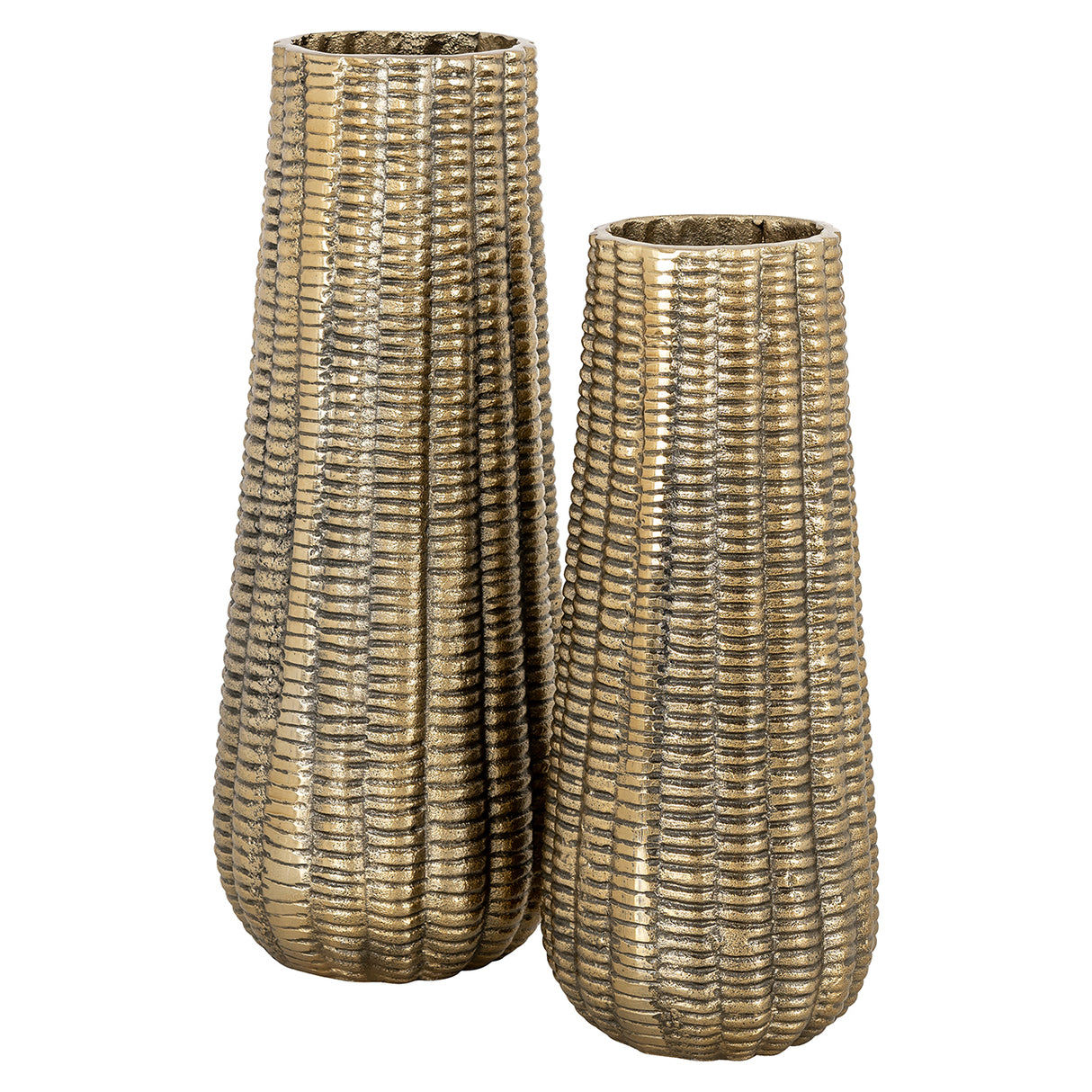 Vaas Loran klein (Brushed Gold) van Richmond Interiors – Luxe comfort op maat van PureWonen. Vraag naar de beste prijs.