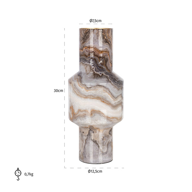 Vaas Noia klein (Brown) van Richmond Interiors – Luxe comfort op maat van PureWonen. Vraag naar de beste prijs.