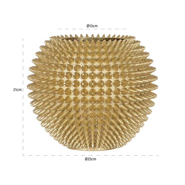 Vaas Kyona (Gold) van Richmond Interiors – Luxe comfort op maat van PureWonen. Vraag naar de beste prijs.