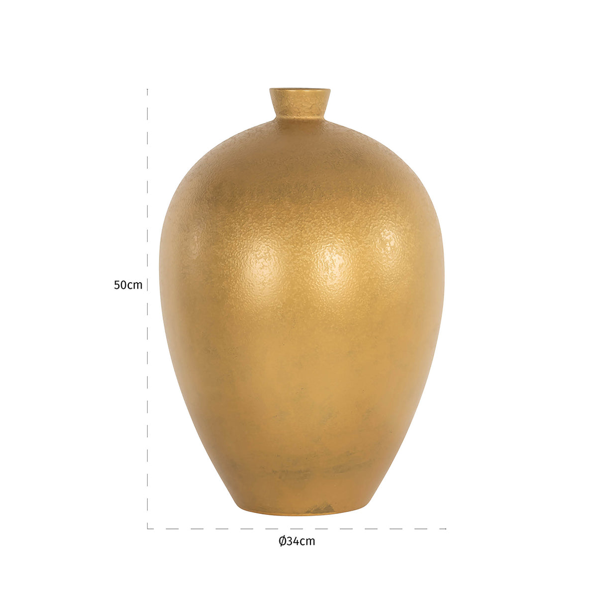 Vaas Shirley (Gold) van Richmond Interiors – Luxe comfort op maat van PureWonen. Vraag naar de beste prijs.