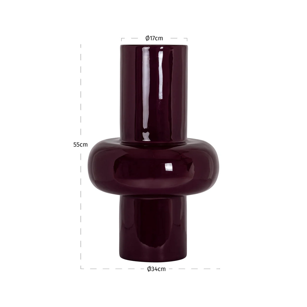 Vaas Ashlyn burgundy large