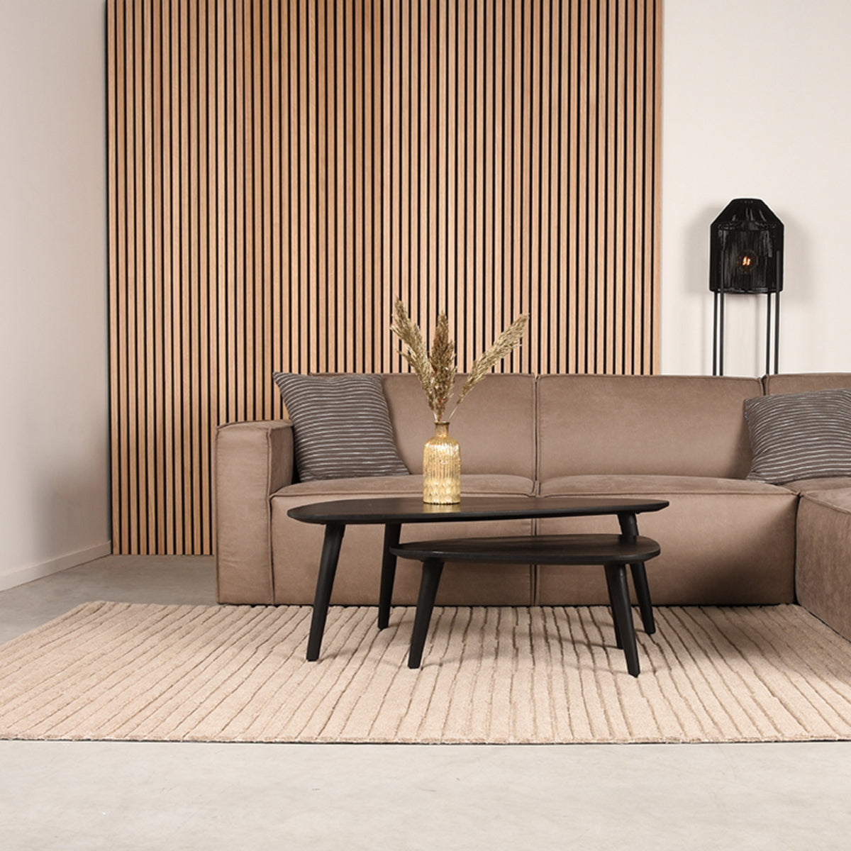 LABEL51 Vloerkleden Luxy - Taupe - Wol - 160x230 cm van LABEL51 – Luxe comfort op maat van PureWonen. Vraag naar de beste prijs.