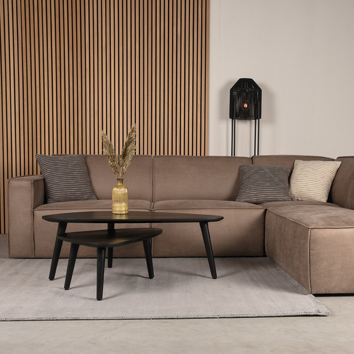 LABEL51 Vloerkleden Velvy - Grijs - Synthetisch - 200x300 cm van LABEL51 - laagste prijs offerte van PureWonen