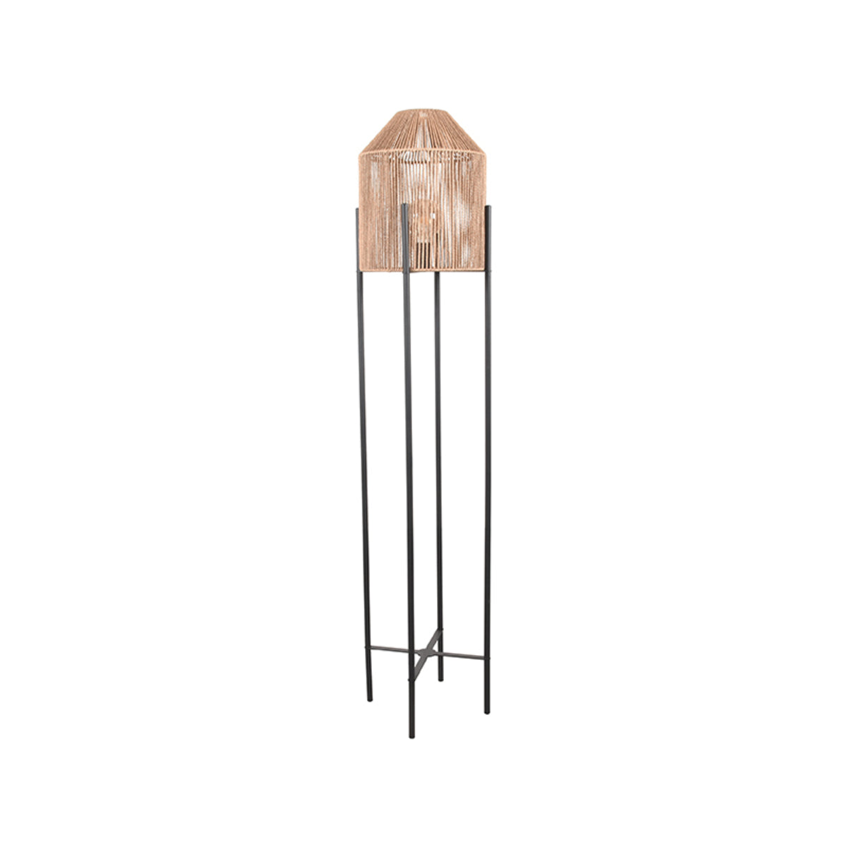 LABEL51 Vloerlamp Ibiza - Naturel - Jute van LABEL51 – Luxe comfort op maat van PureWonen. Vraag naar de beste prijs.